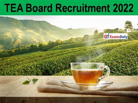 tea board guidelines 2022